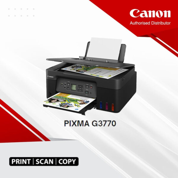 Canon PIXMA G3770 Wireless Refillable Printer - Image 3