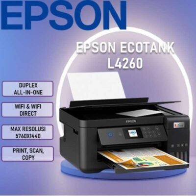 Epson Wireless Ecotank L4260 A4 Wi-Fi Printers