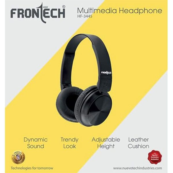 The Head FRONTECH HF 3448 Wired  Headphone - Image 2