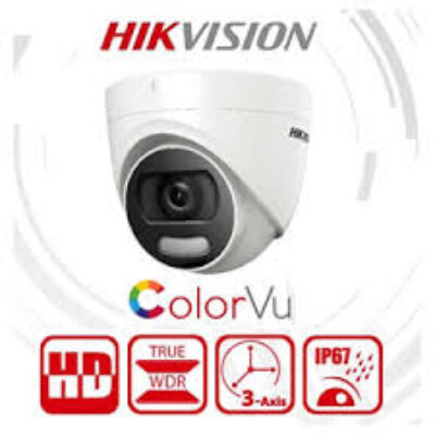 DS-2CE70DF0T-PF 2 MP ColorVu Indoor Fixed Turret Camera